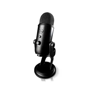 Blue Yeti USB microphone.