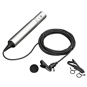 Sony ECM-44B Lavalier microphone.