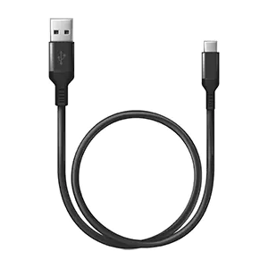 USB Type-A to USB Type-C charging cable.