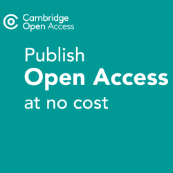 Cambridge Press Open Access Flier.