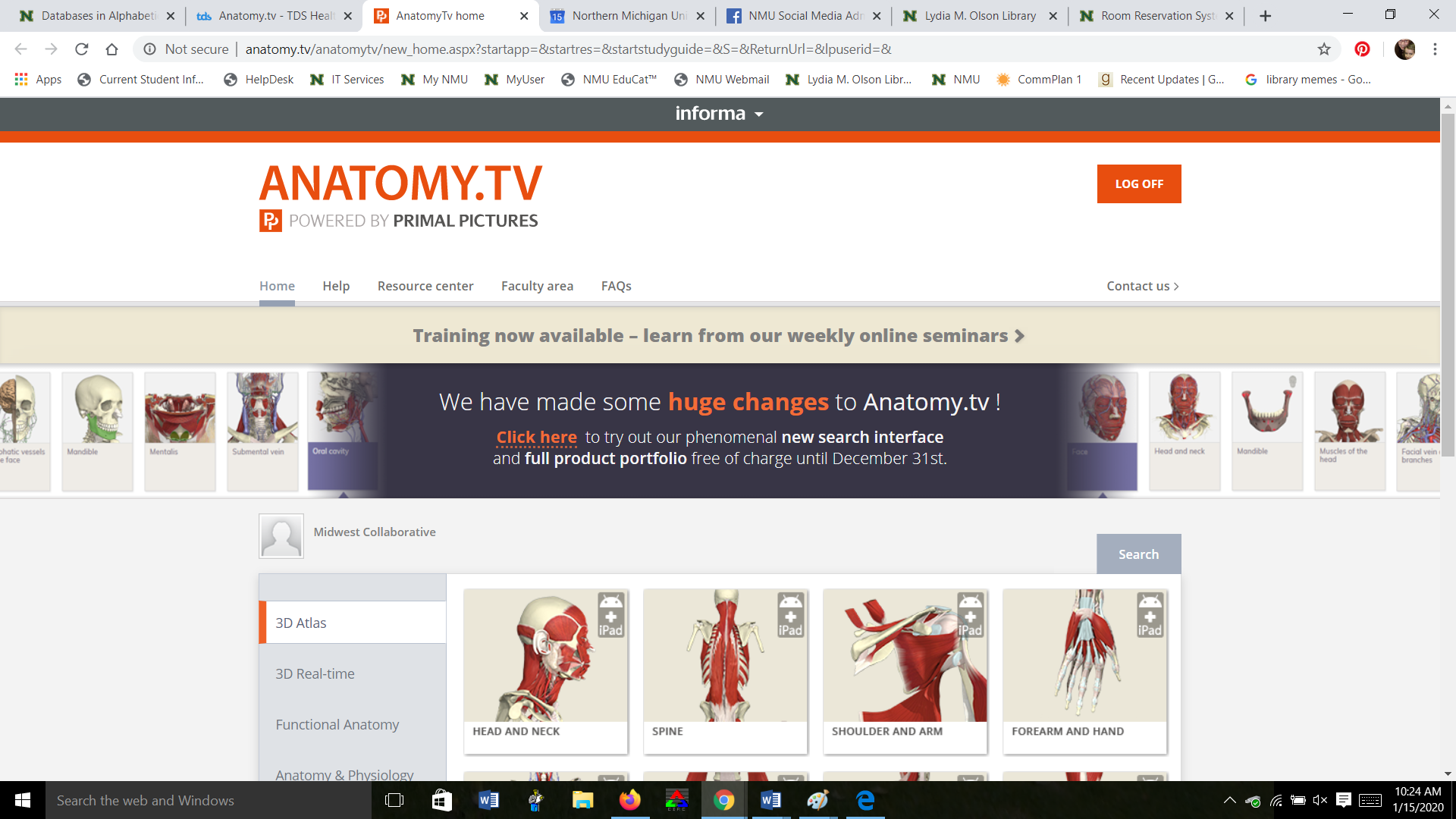 Anatomy.TV Main Web Page