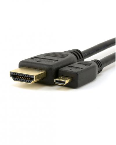 A photo of an HDMI to micro HDMI adapter cable