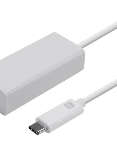 A photo of a USB-C to ethernet adapter