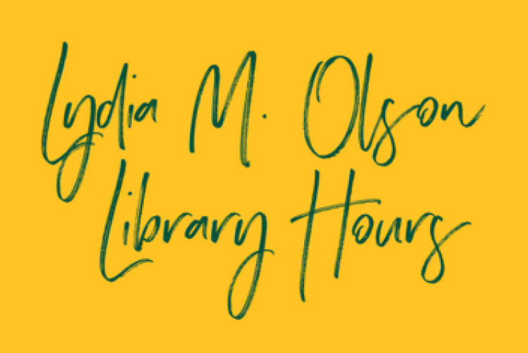 Olson Library Hours