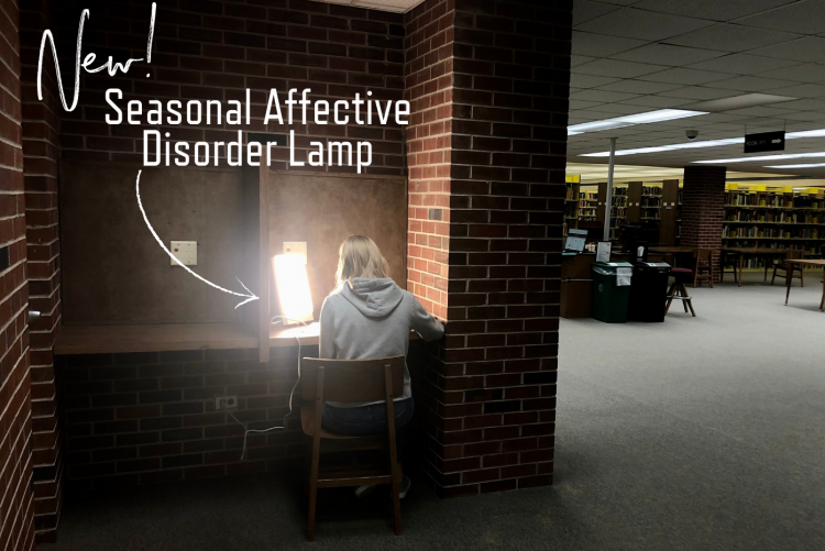 The newest S.A.D. Lamp here at the library!