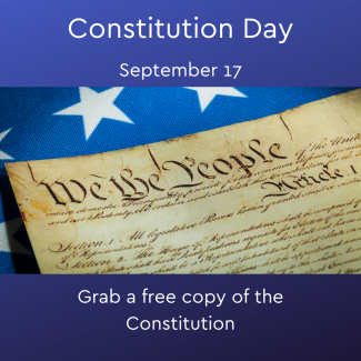 Constitution Day: Grab a free copy of the Constitution 