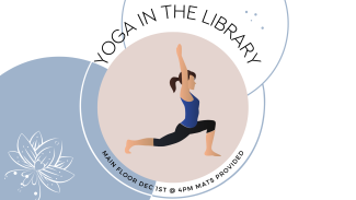 Yoga in the Library, December 1st @4pm mats provided