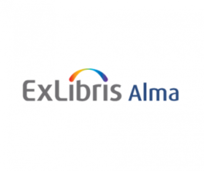 Text "Ex Libris Alma"