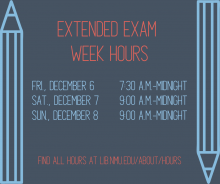 Extended Exam Week Hours