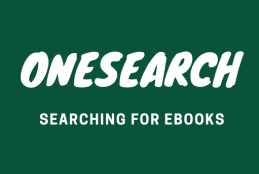 OneSearch: Searching for Ebooks
