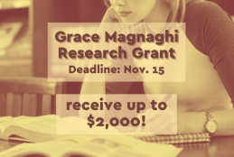 Magnaghi Research Grant - Deadline November 15th