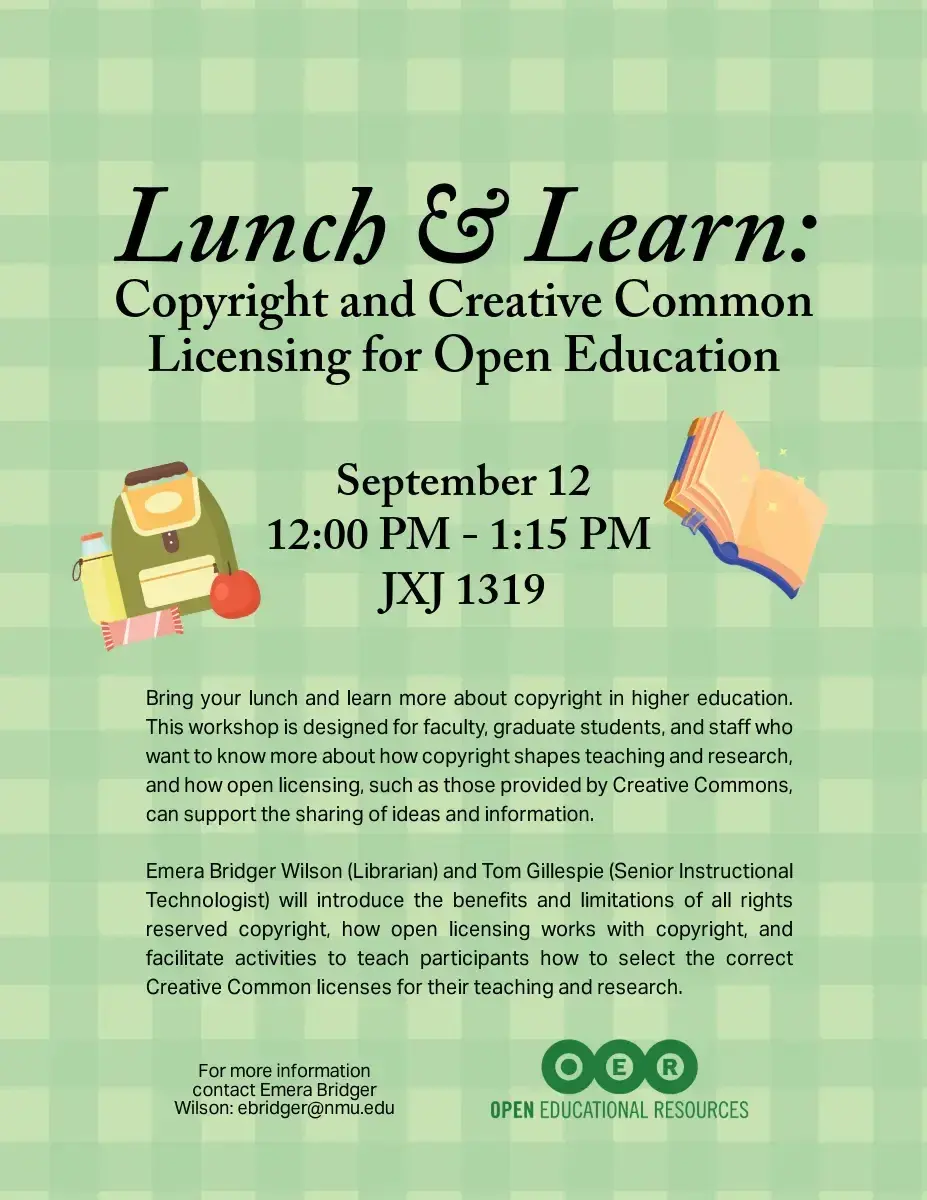 Lunch & Learn flyer, details in page text.