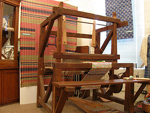 A Finnish loom indoors